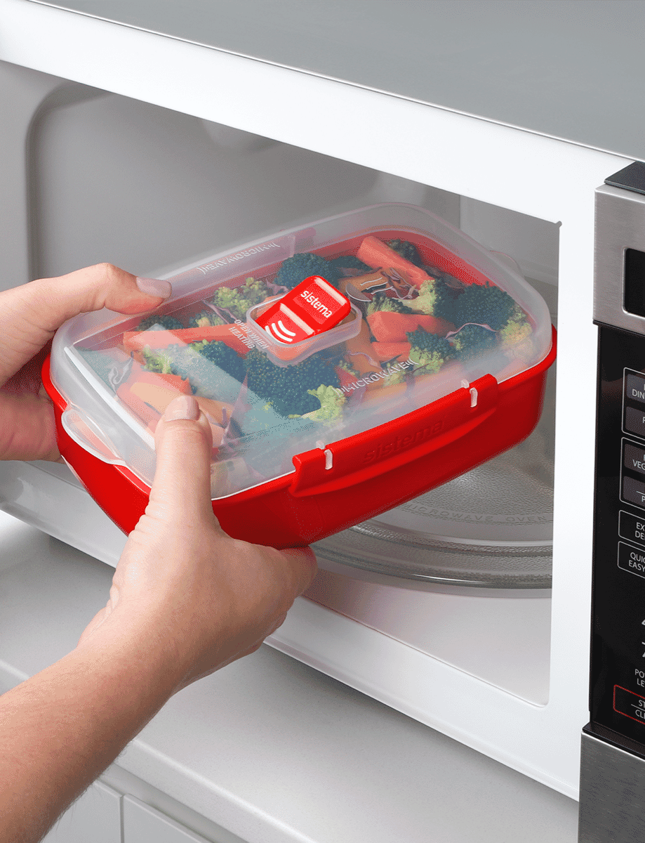 Heat and Eat Pack de 3 recipientes para microondas