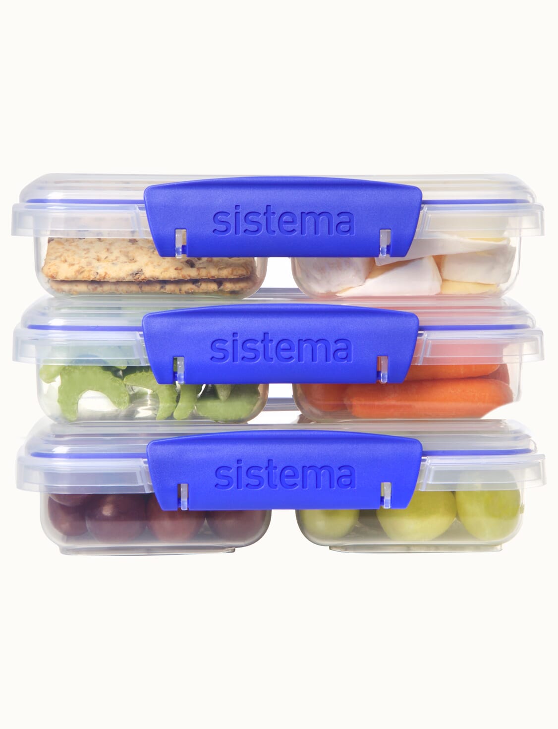 Sistema sistema 11.8 ounce small split storage container (colors may vary)