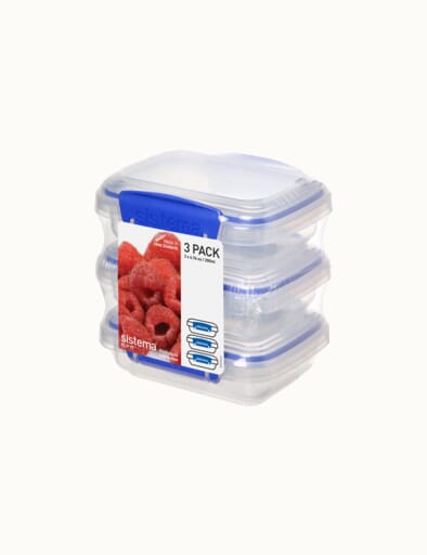 Sistema Plastic Food Storage Containers for sale