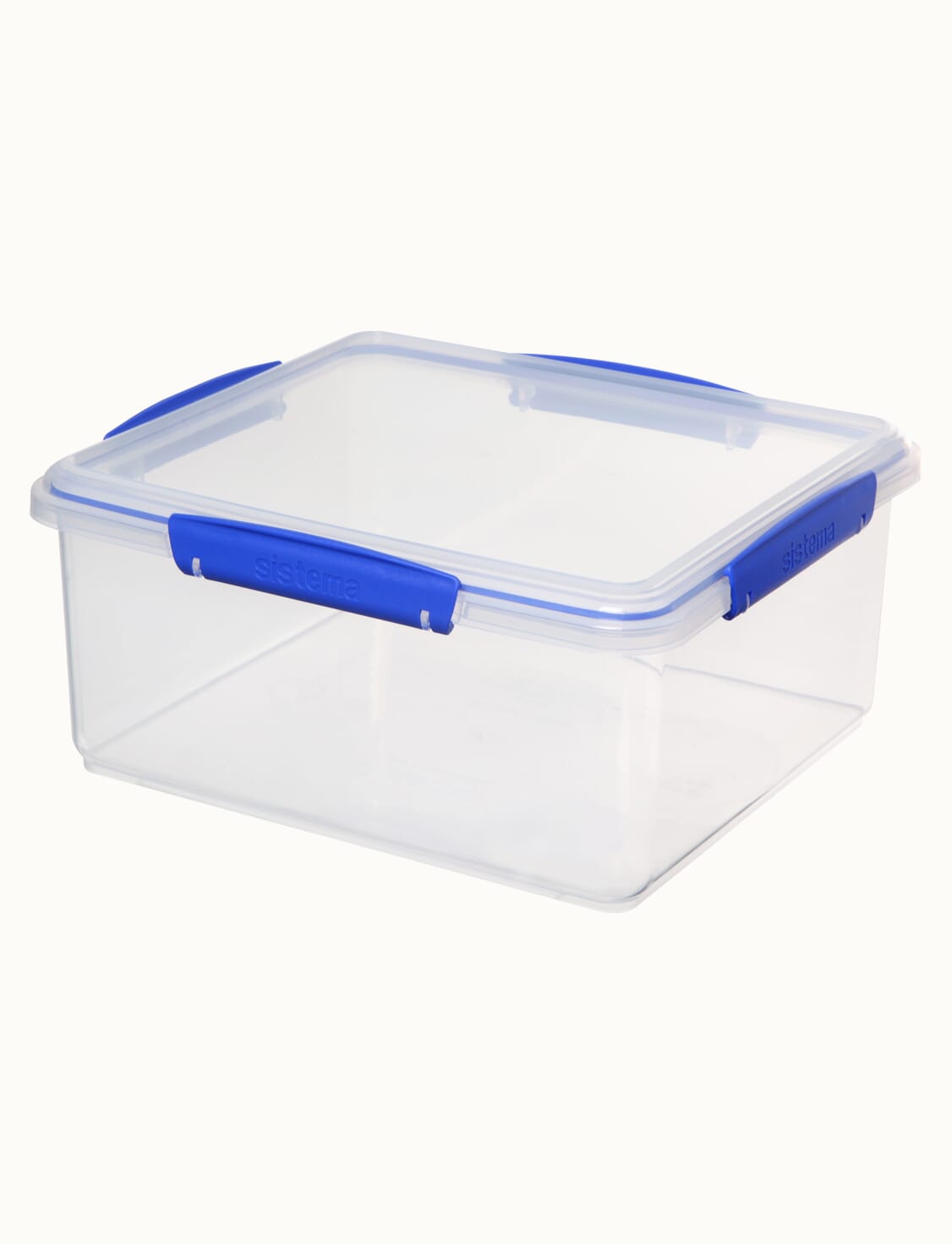 4 Rectangle Food Storage Container Extra Large 5L Microwaveable Plastic w/ Lids