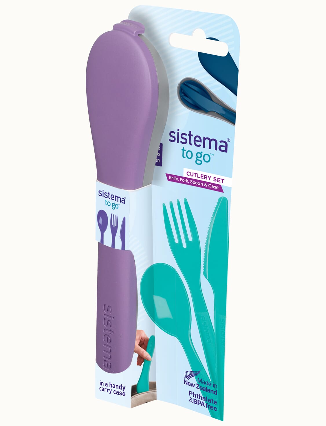 Cutlery Set TO GO™-Misty Purple