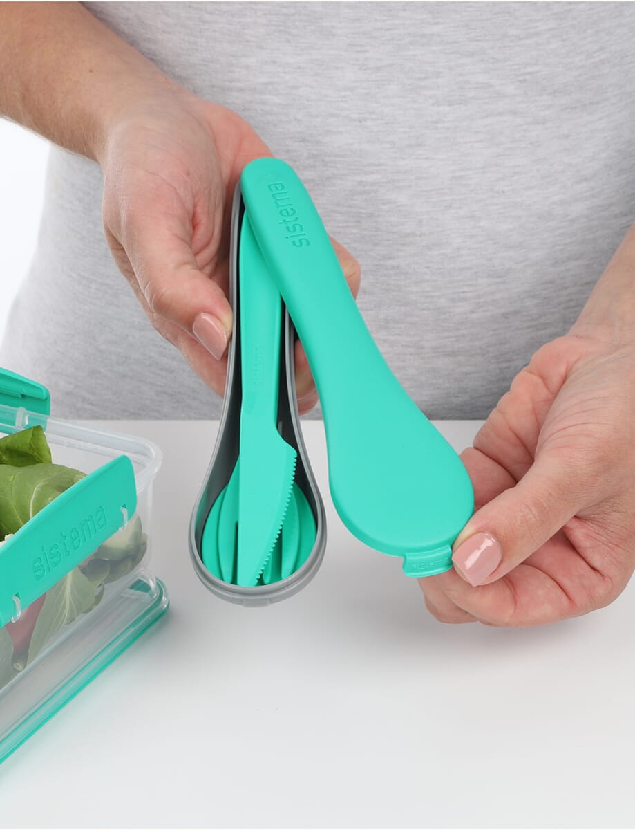 Cutlery Set TO GO™-Minty Teal