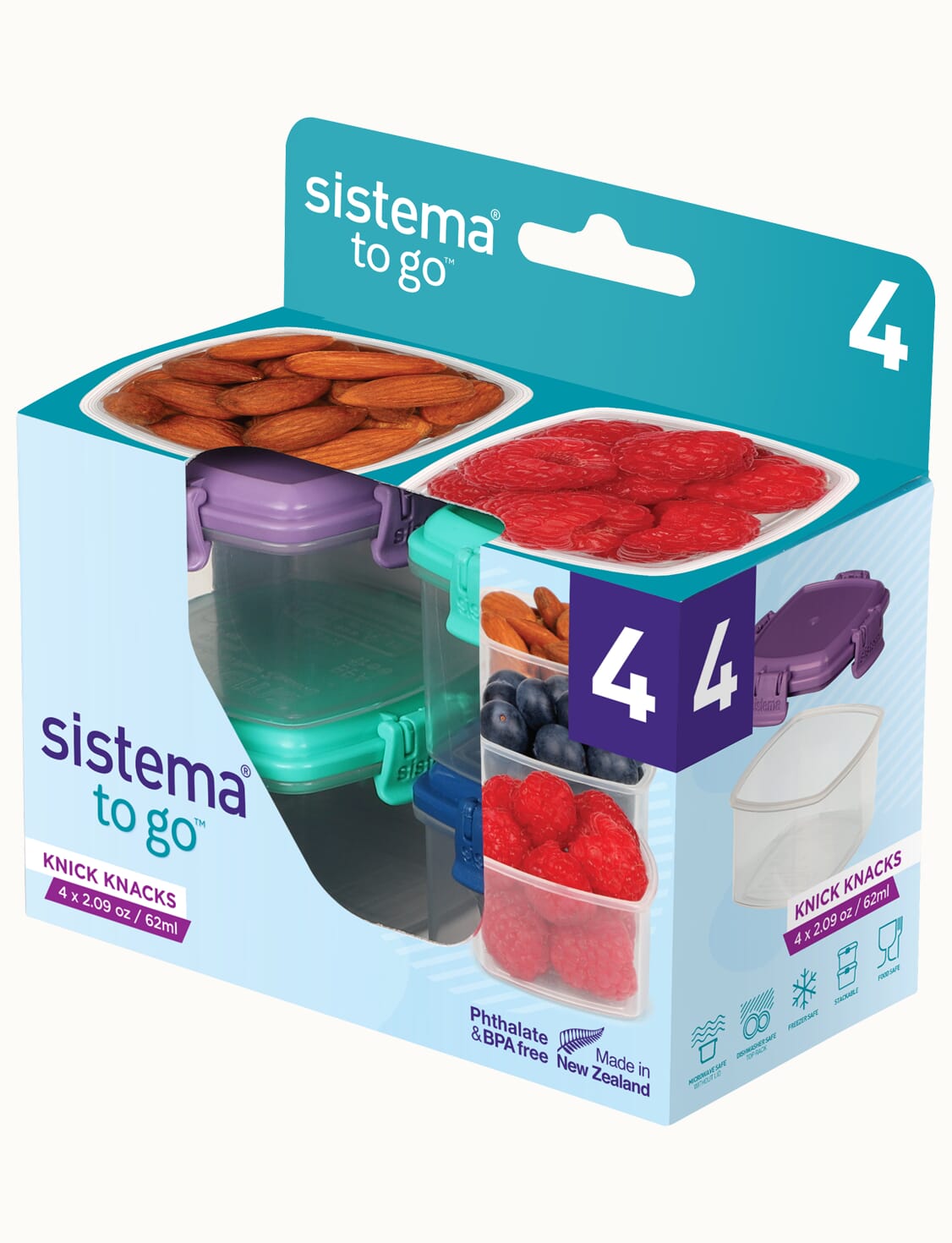 Sistema 2L Rectangular Lunch Box (Colours may vary) - ASDA Groceries