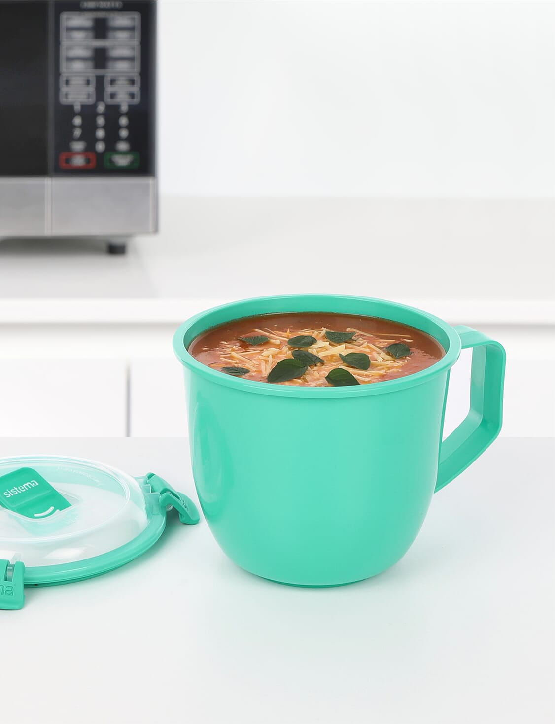 Medium 2.8 Cup Sistema Microwave Soup Mug 