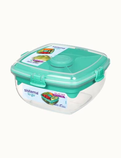 Sistema To Go 37.1 oz Assorted Salad Container 2135653