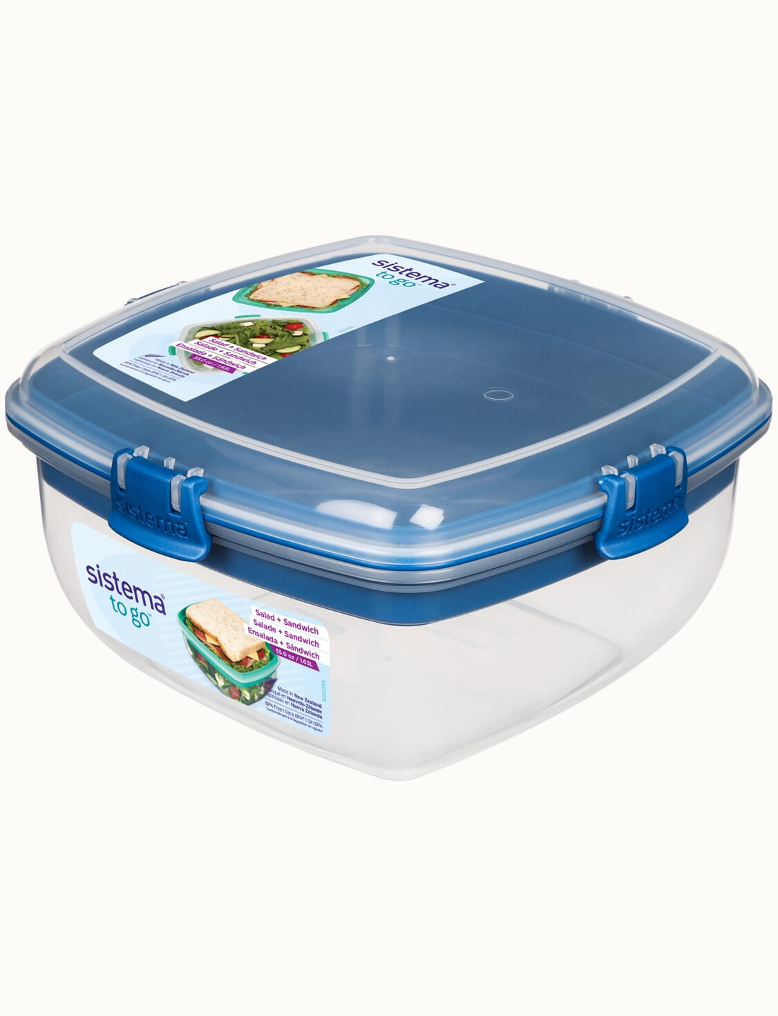 1.63L Salad + Sandwich TO GO™-Ocean Blue