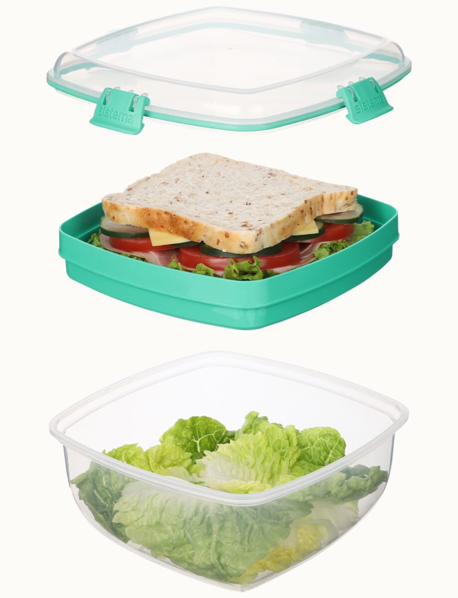 Our 450mL Renew™ Sandwich container is - Sistema Plastics
