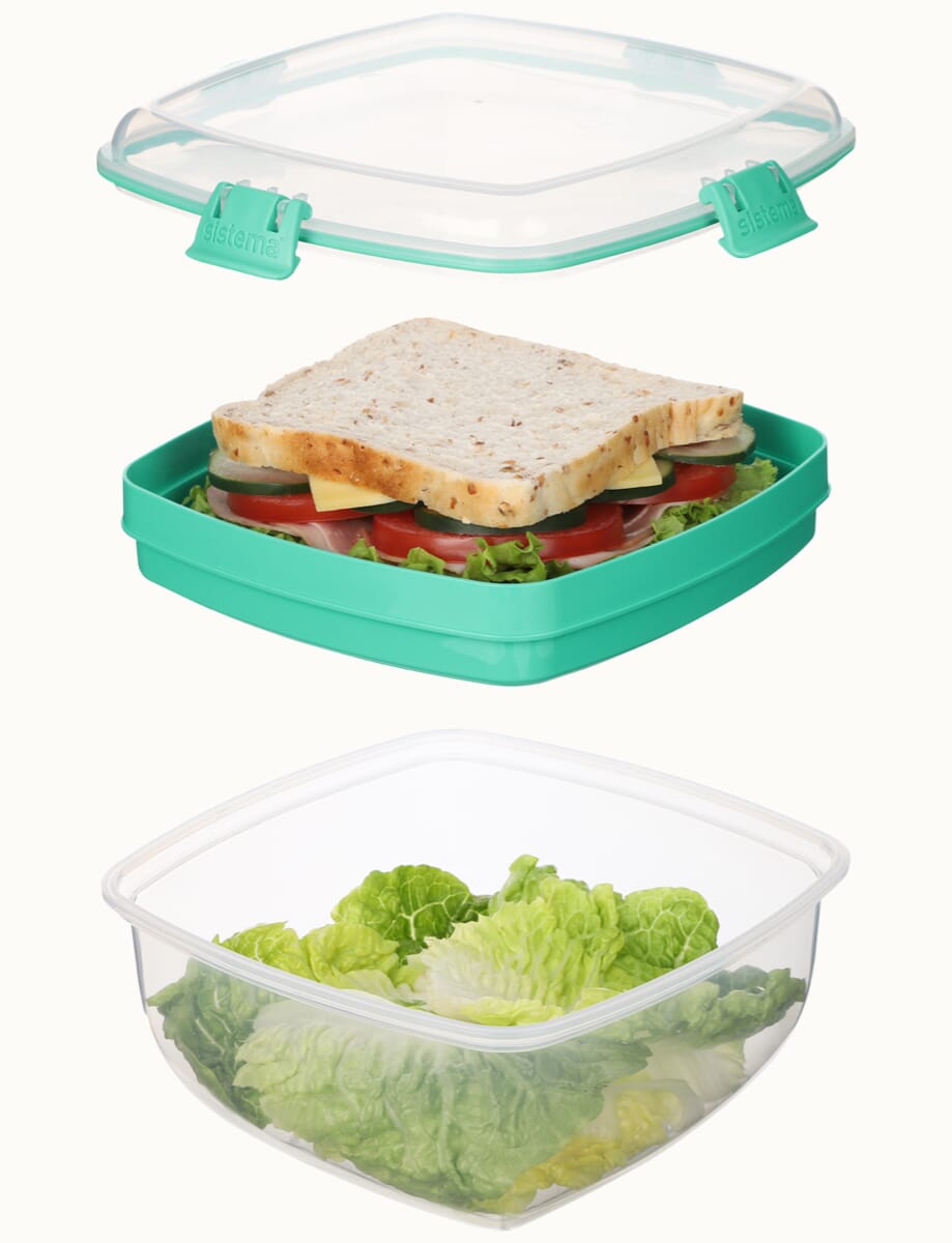 1.63L Salad + Sandwich TO GO™-Minty Teal