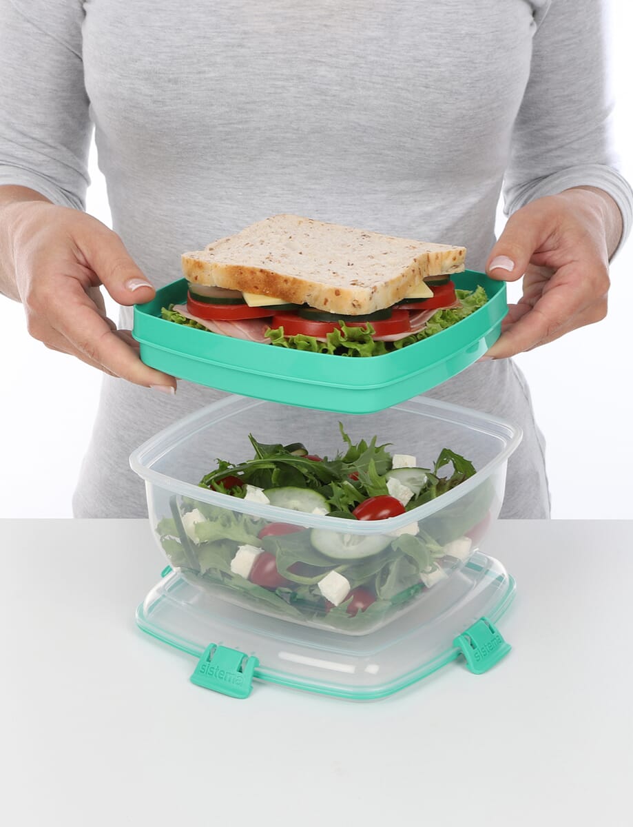 1.63L Salad + Sandwich TO GO™-Minty Teal