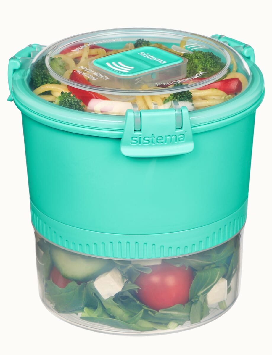 965ml LunchStack™ TO GO™ Round-Minty Teal