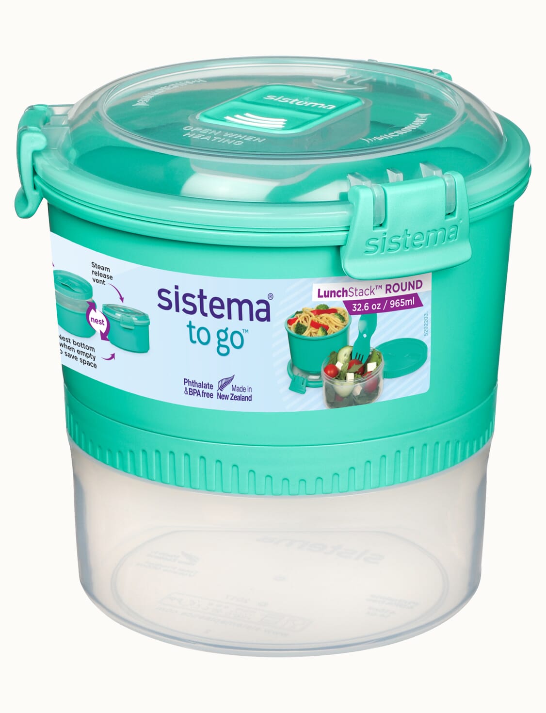 Sistema TO GO lunch stack square 1.2L