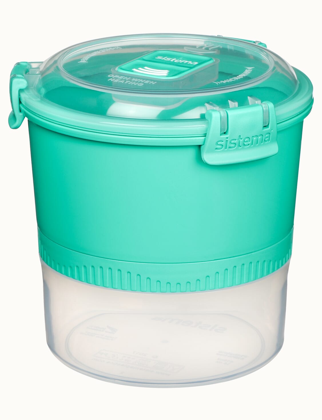 Sistema Klip It To Go Stack Lunch Container Round 965ml (Asstd