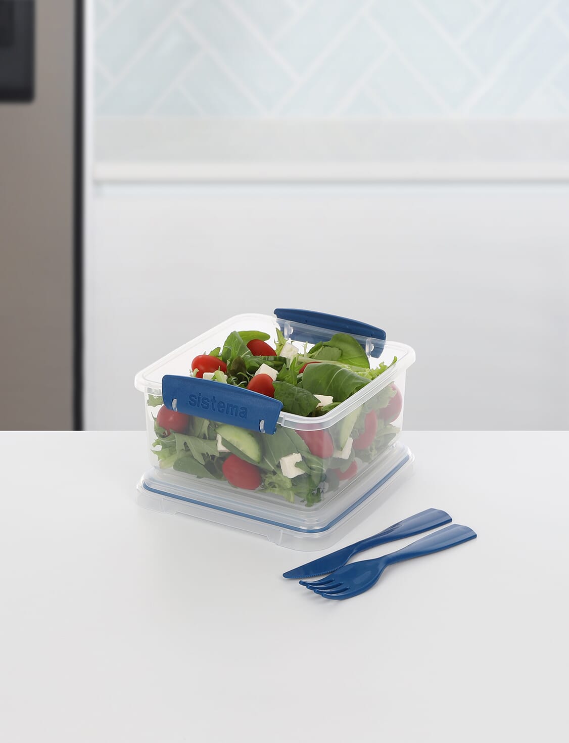 1.2L Lunch Plus TO GO™ with Cutlery-Ocean Blue