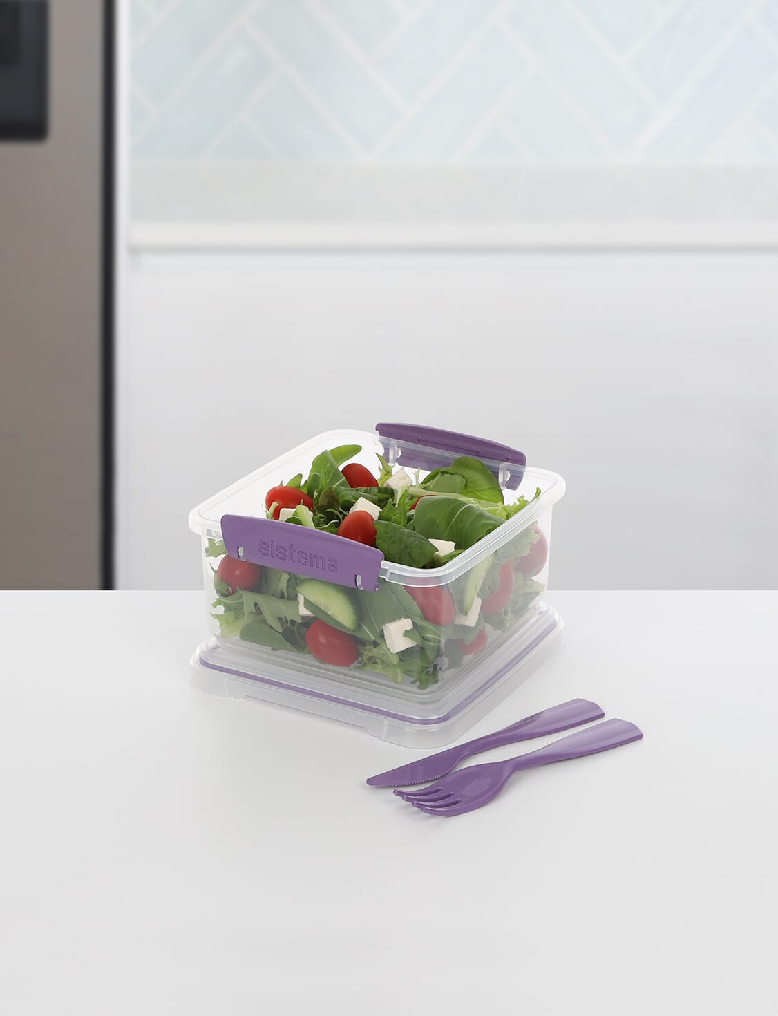 1.2L Lunch Plus TO GO™ with Cutlery-Misty Purple