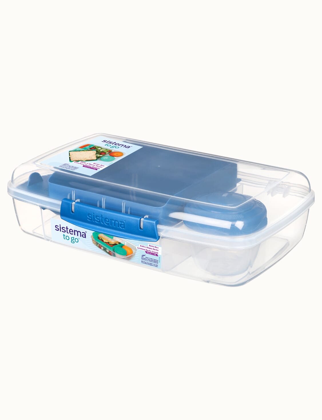 1.76L Bento Box TO GO™ with Yogurt Pot-Ocean Blue
