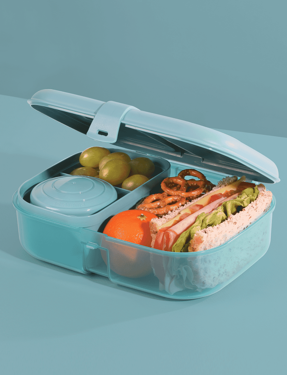 1.1L Ribbon™ Lunch with Mini Bite™-Teal Stone