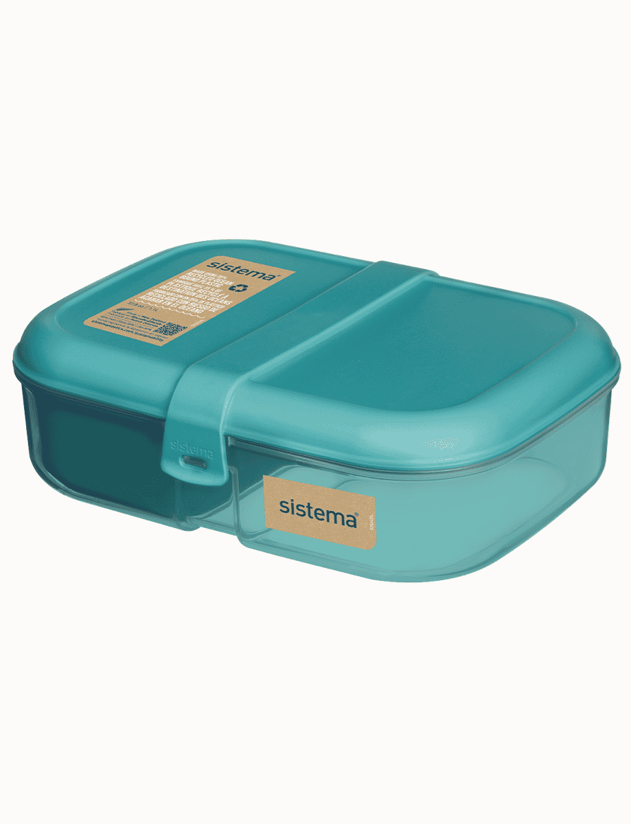 Sistema Ribbon Lunch Box 1.1L With Mini Bite Work School Lunch Box