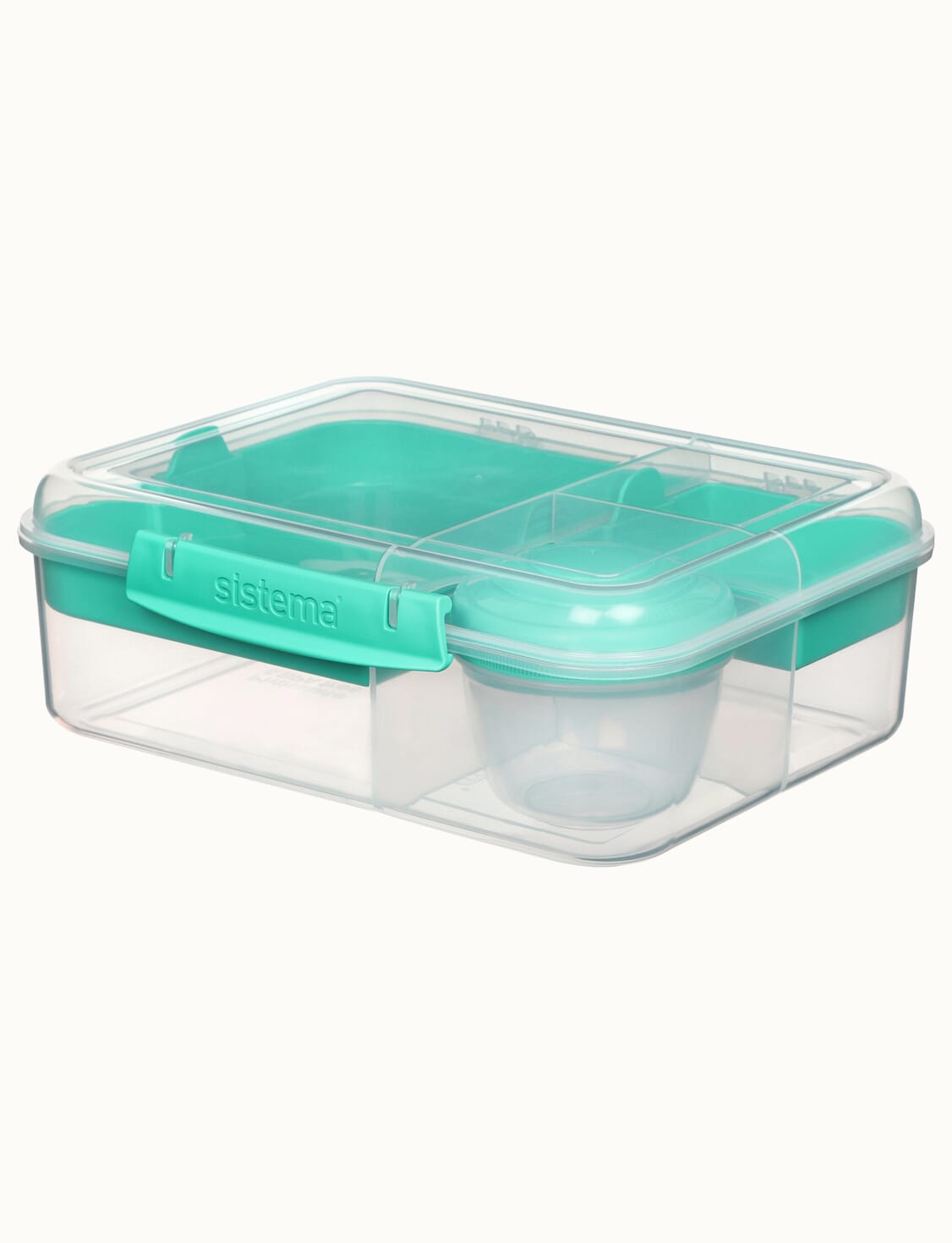 1.65L Bento Lunch TO GO™ with Yogurt Pot-Minty Teal