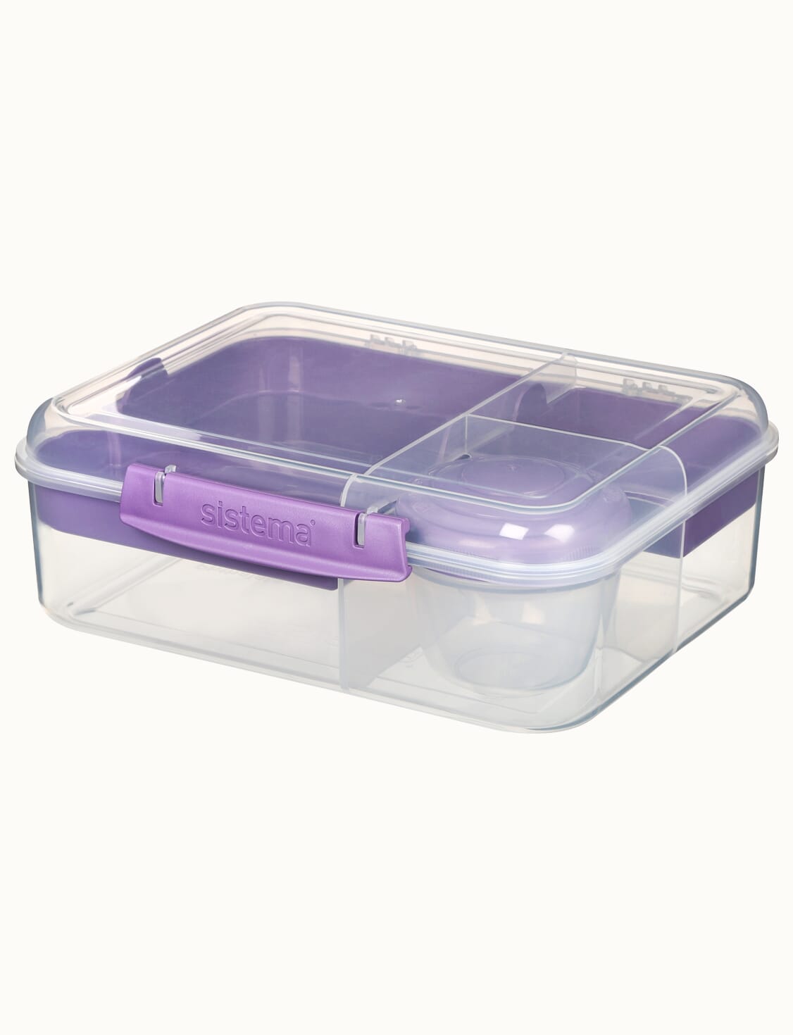 1.65L Bento Lunch TO GO™ with Yogurt Pot-Misty Purple