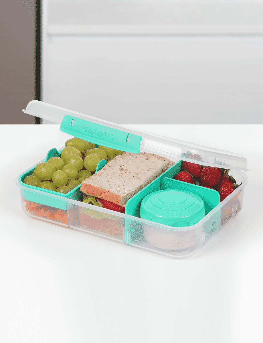 Sistema To Go, Set of 3, Mini Bites Round Food Storage Container