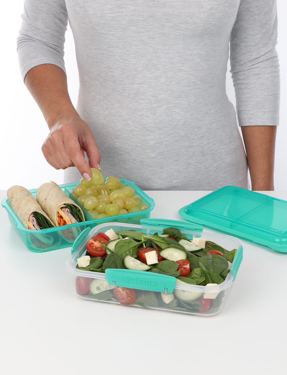 Sistema® To Go™ Stackable Square Lunch Box, 1 ct - Kroger