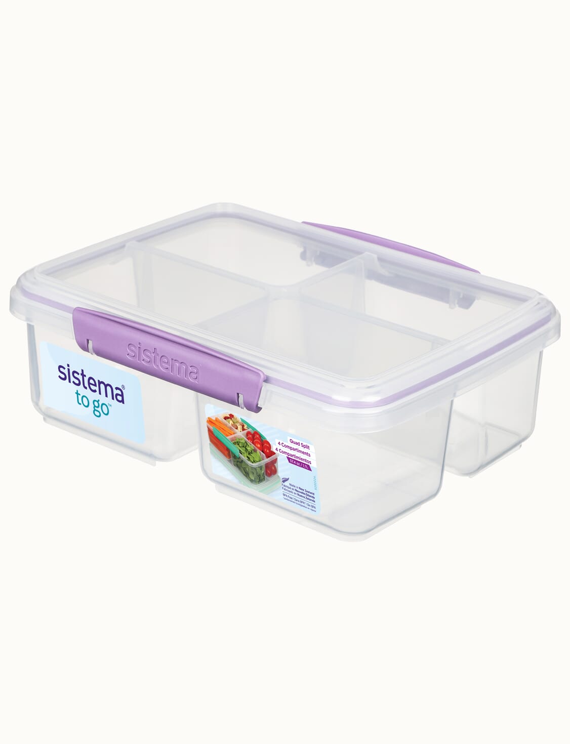 To Go Snack Box 400 ml Misty Purple - Sistema