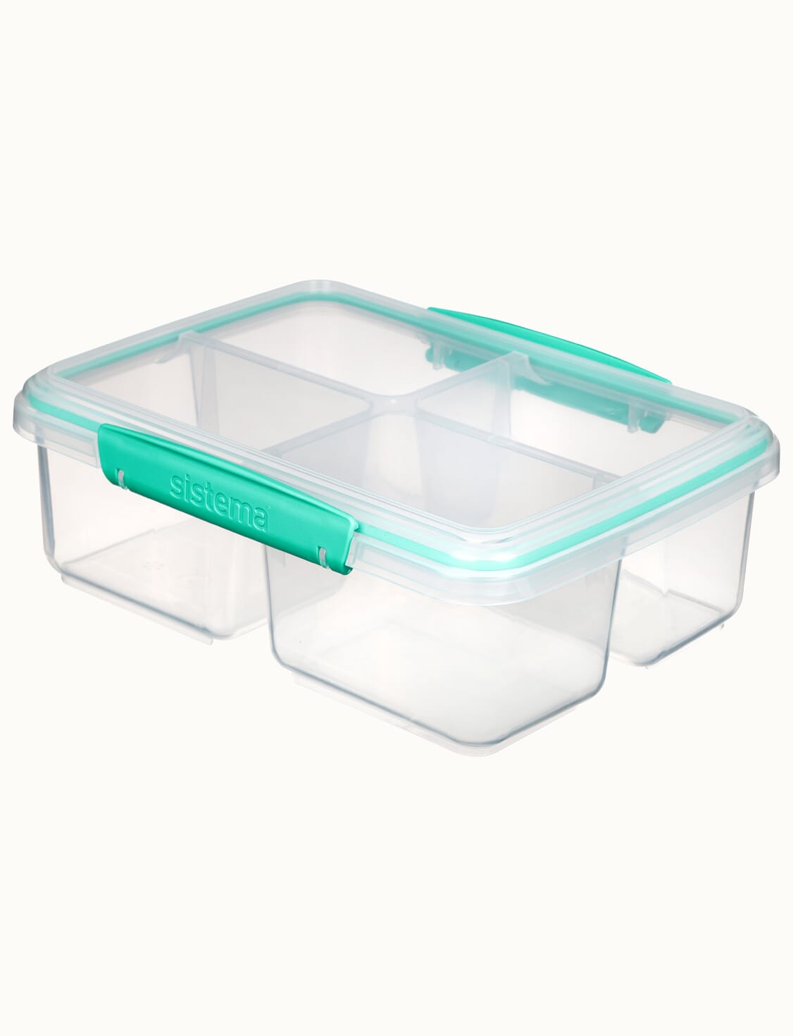 Sistema To Go Collection 820ml/3.4 Cups Multi Split Food Storage Container