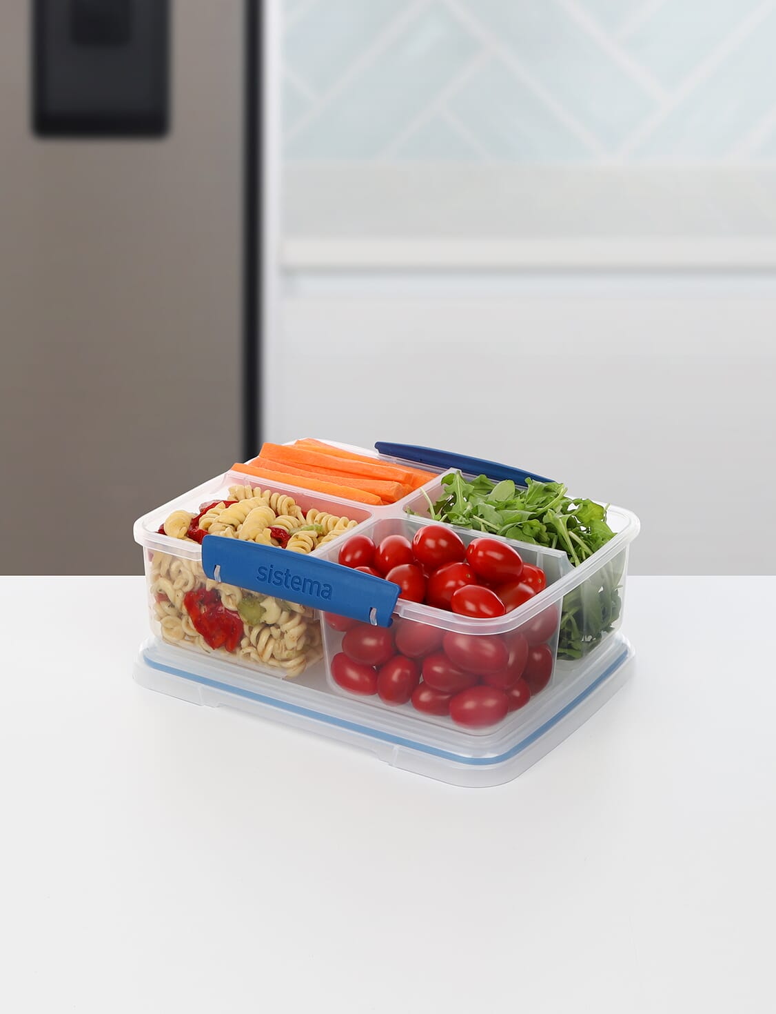 Sistema Small Split To Go Divided Snack Container 