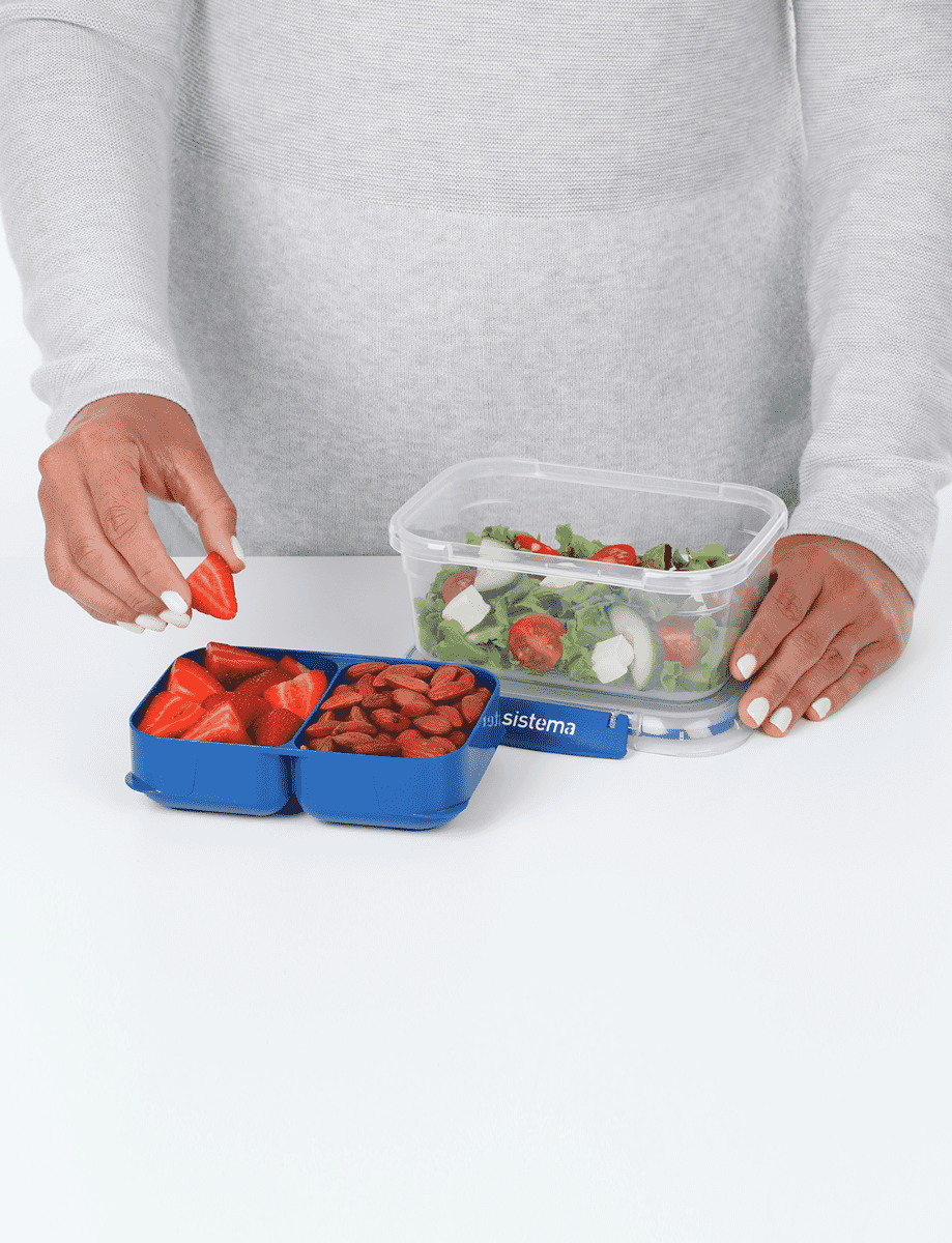 1L Rectangle Stax™ TO GO™-Ocean Blue