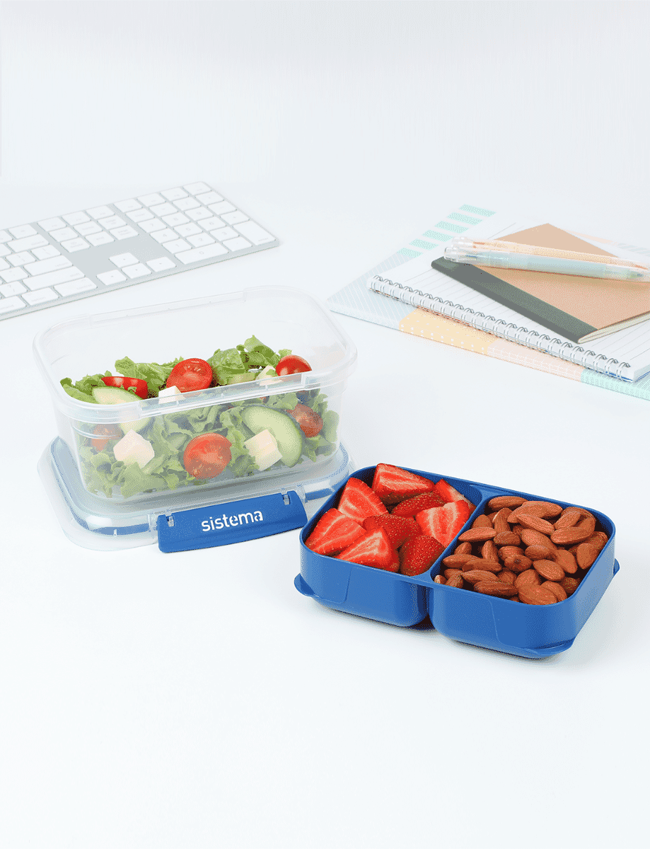 1L Rectangle Stax™ TO GO™-Ocean Blue