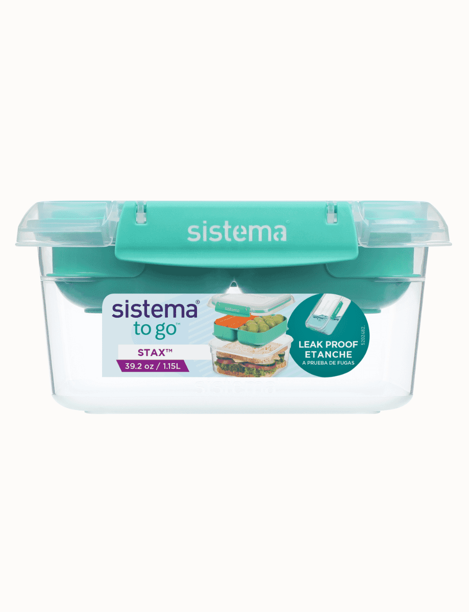 1.15L Square Stax™ TO GO™-Minty Teal