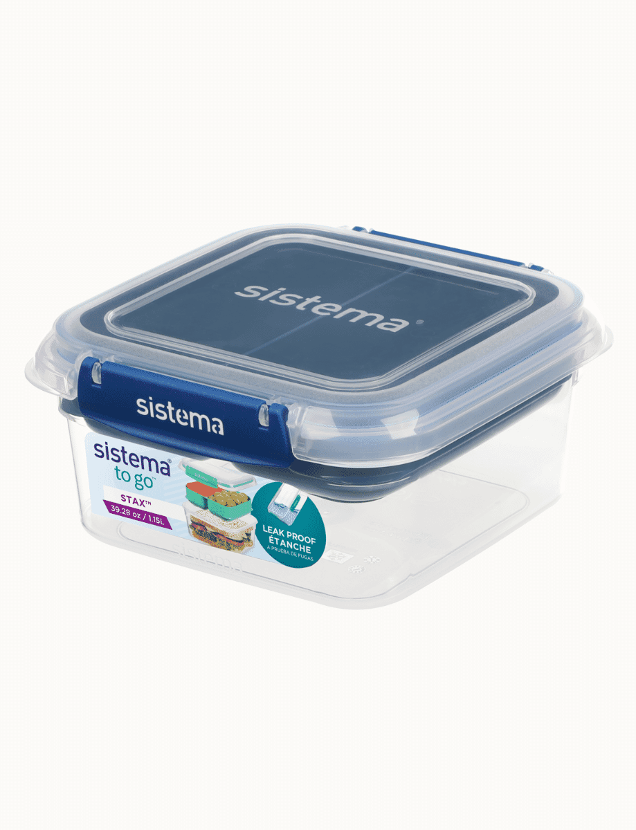 1.15L Square Stax™ TO GO™-Ocean Blue