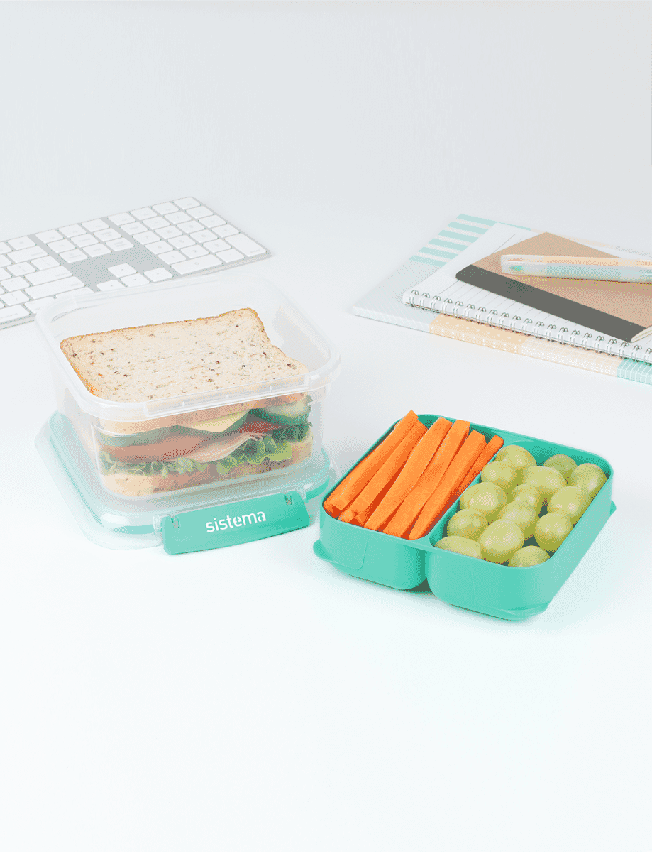 1.15L Square Stax™ TO GO™-Minty Teal