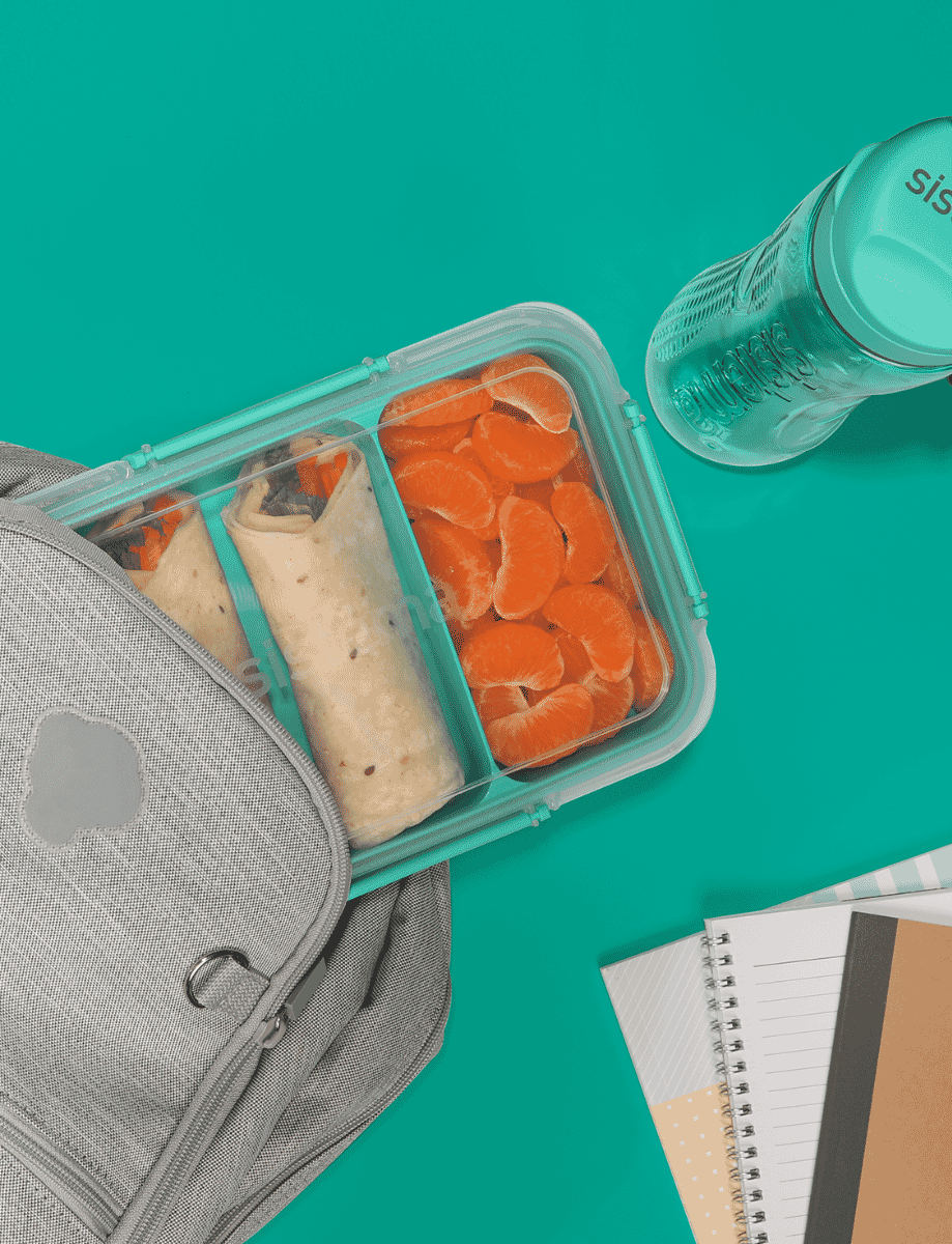 2.2L Rectangle Stax™ TO GO™-Minty Teal