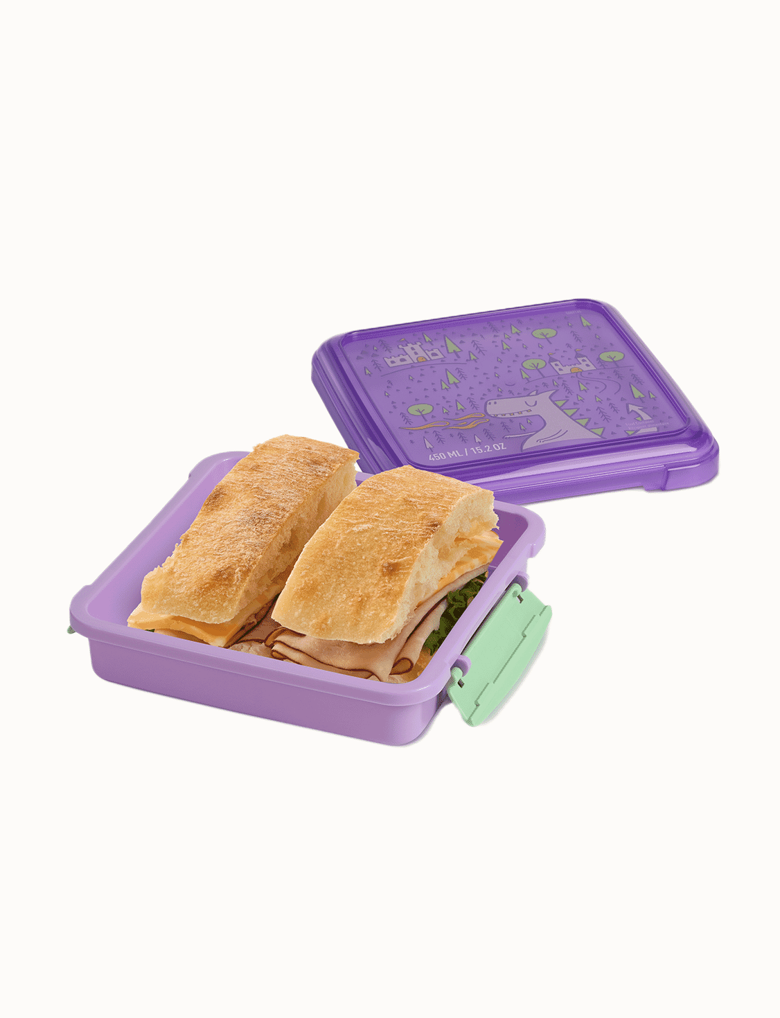 450 mL Sandwich Box Lunch-Fairy Dust