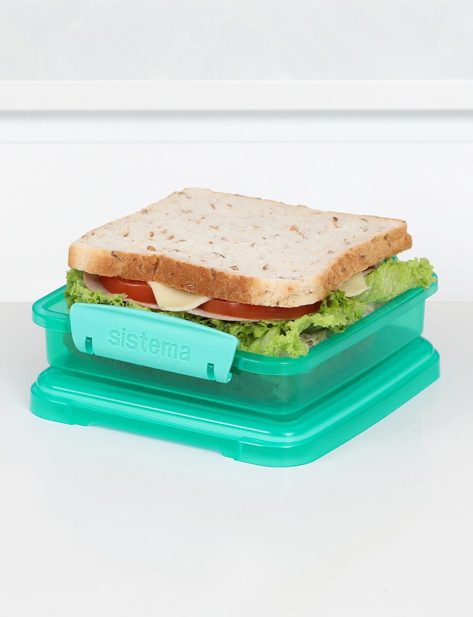 450ml Sandwich Box-Teal