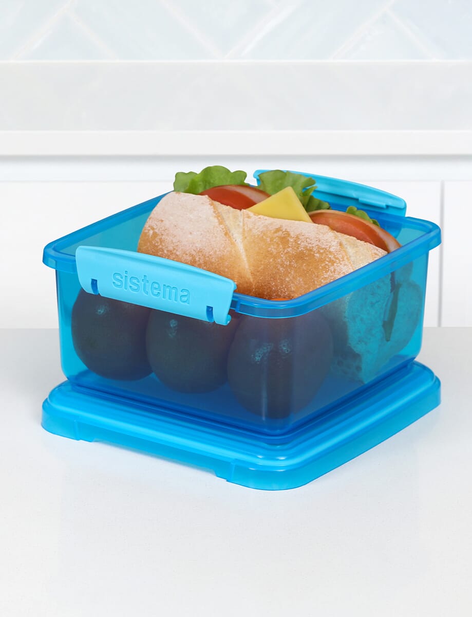 Sistema 2L Rectangular Lunch Box (Colours may vary) - ASDA Groceries