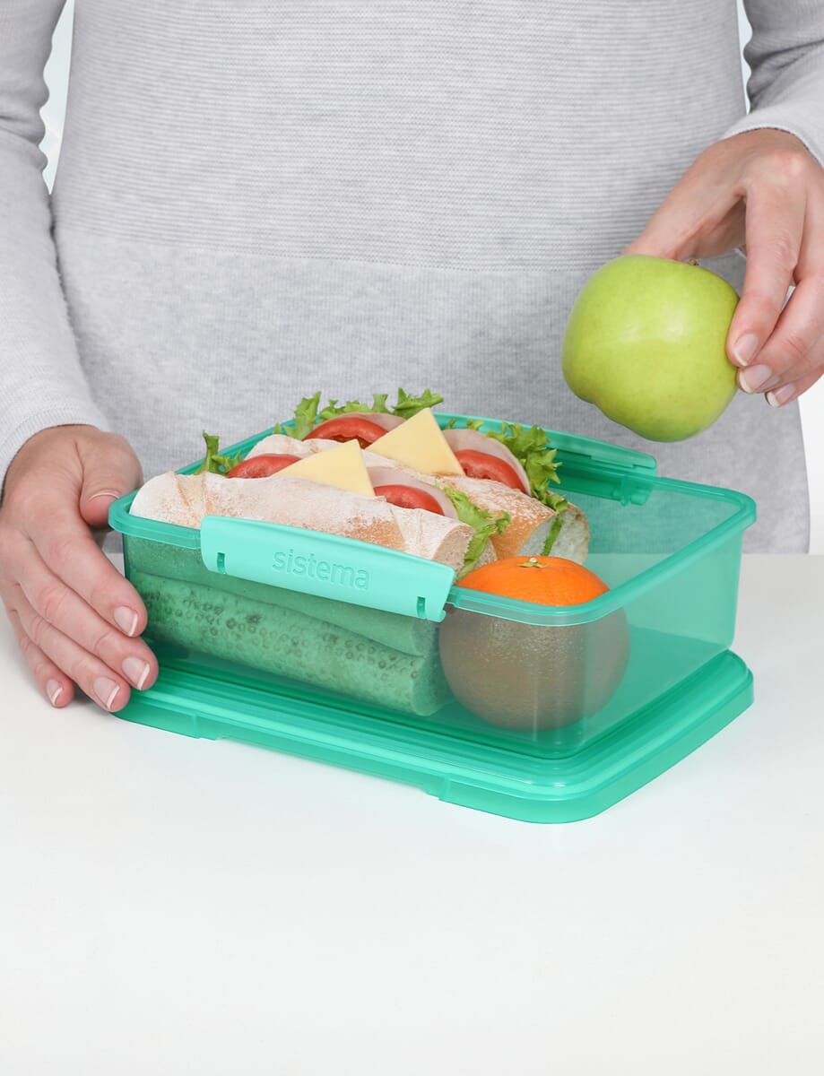 Sistema 2L Rectangular Lunch Box (Colours may vary) - ASDA Groceries