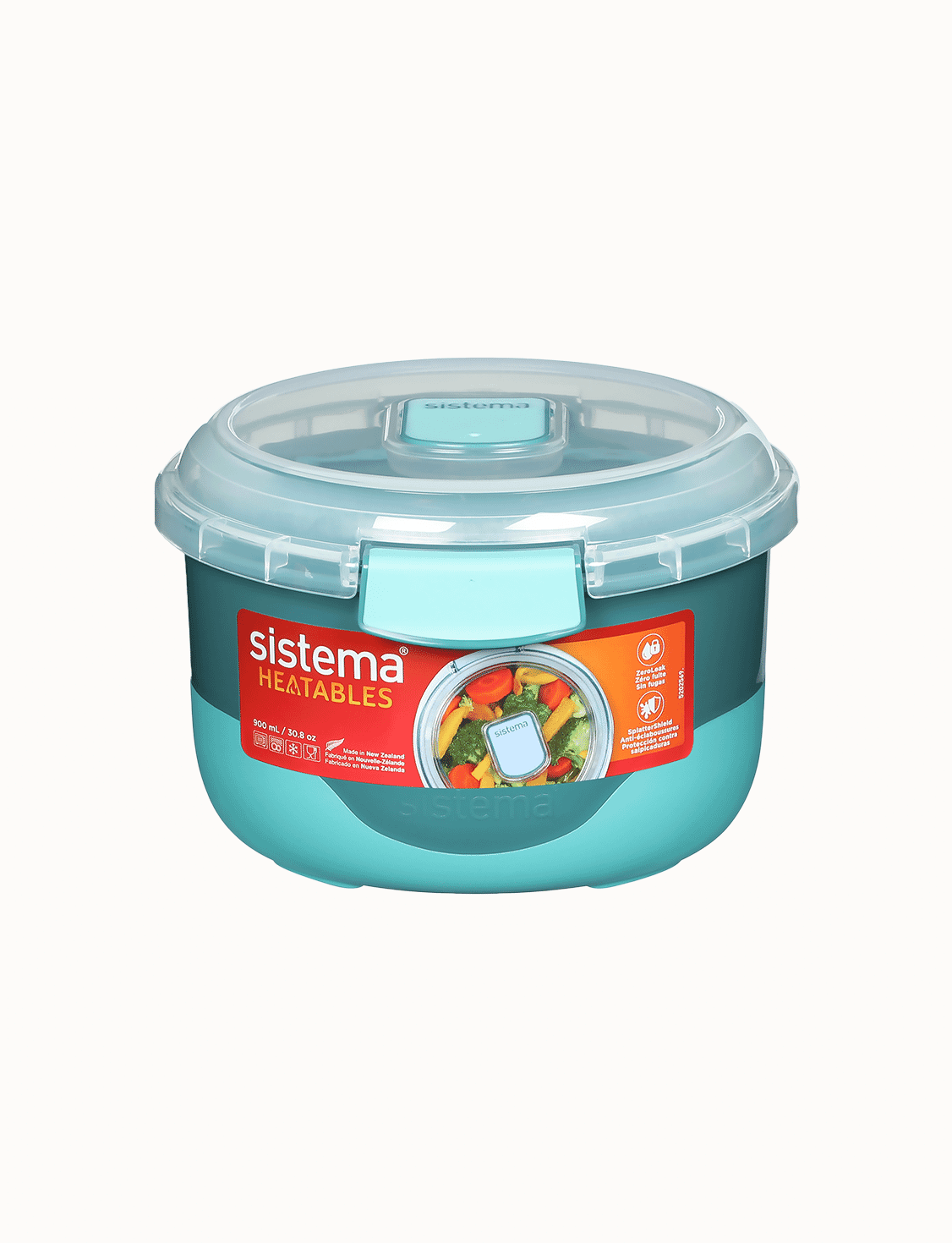 900 mL Round Container-Reef Green