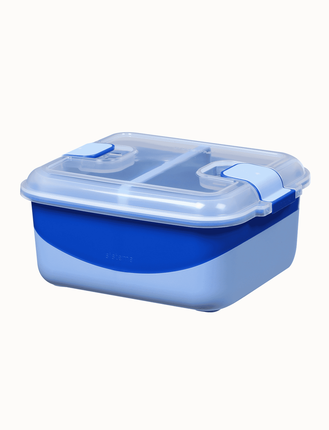 1.35 L Rectangle Container With Divider -Lazuli Blue