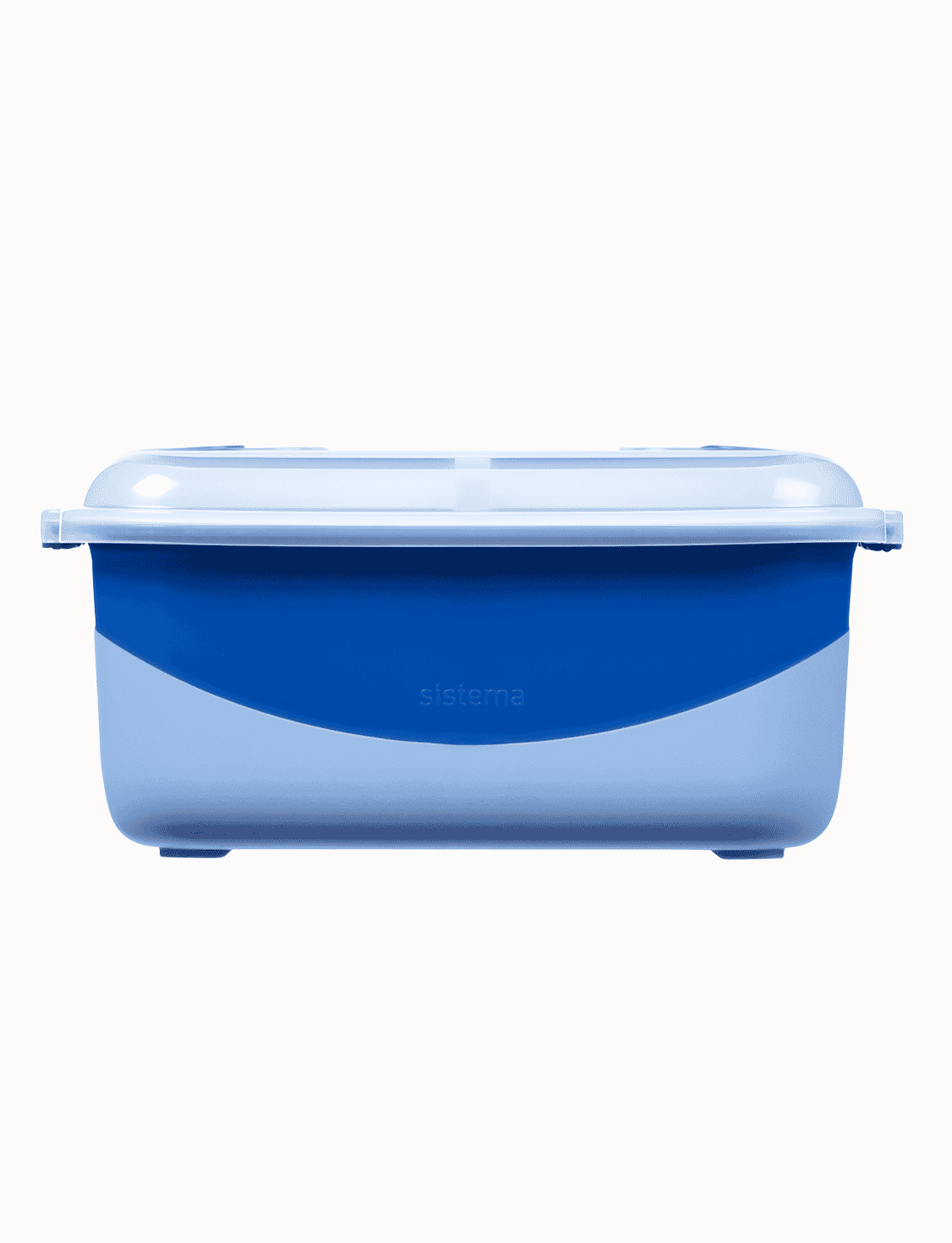 1.35 L Rectangle Container With Divider -Lazuli Blue