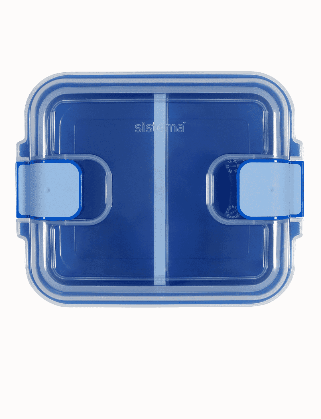 1.35 L Rectangle Container With Divider -Lazuli Blue