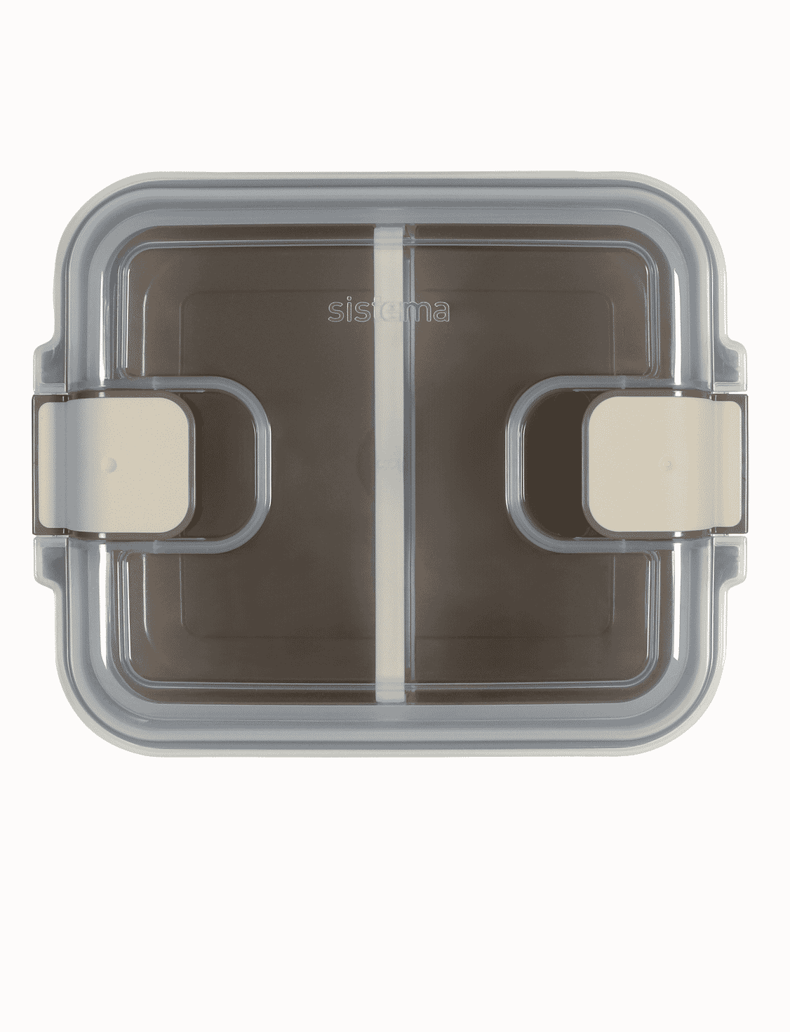 1.35 L Rectangle Container With Divider -Latte