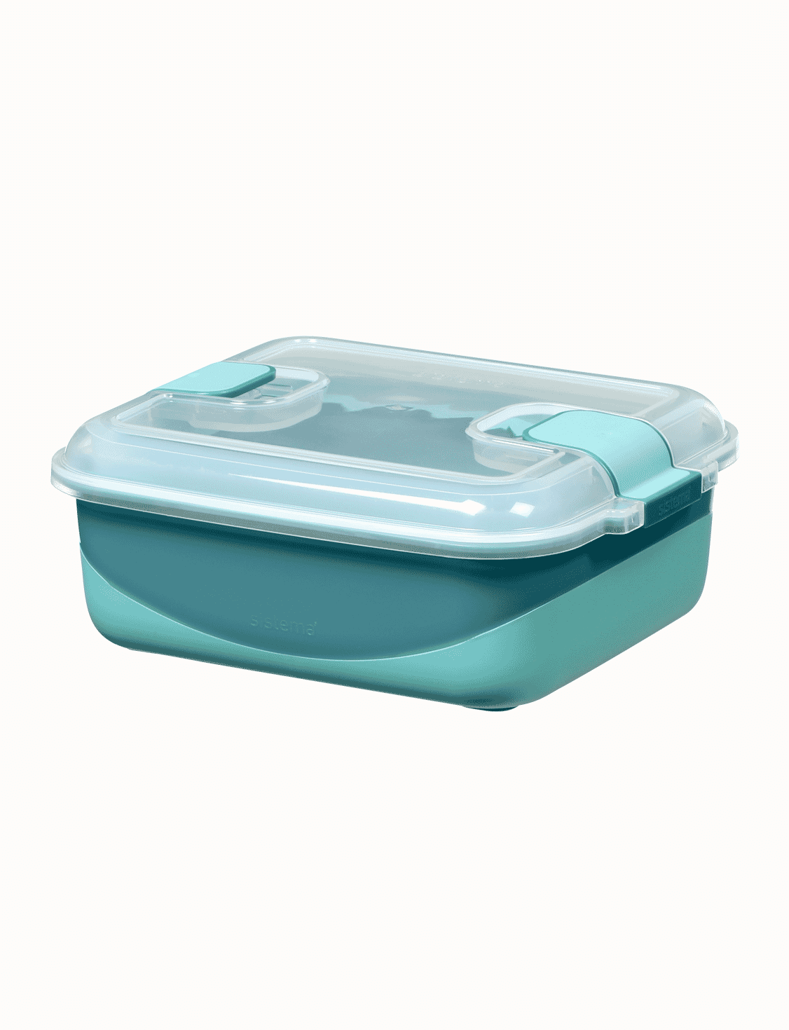 1 L Rectangle Container-Reef Green