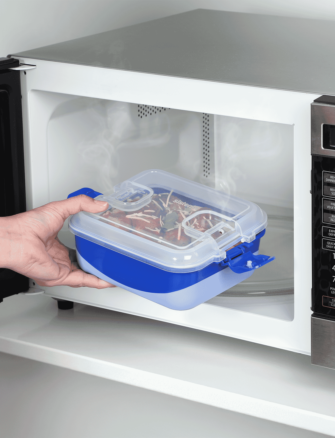 1 L Rectangle Container-Lazuli Blue