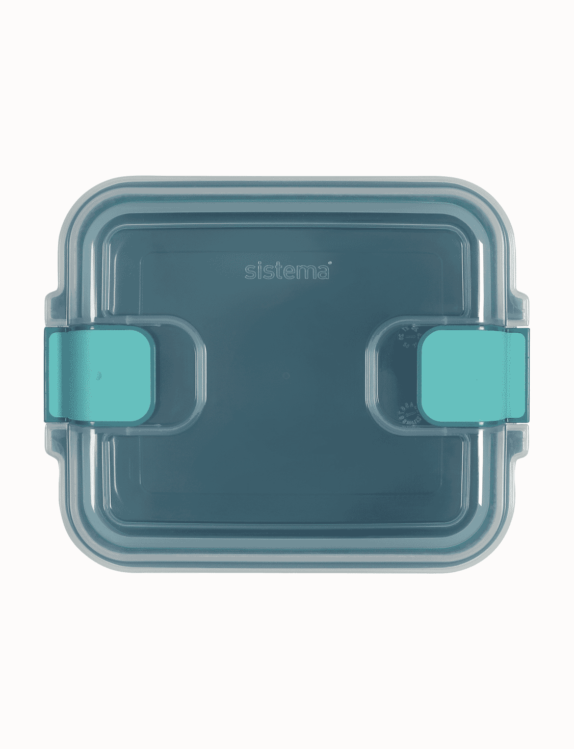 1 L Rectangle Container-Reef Green