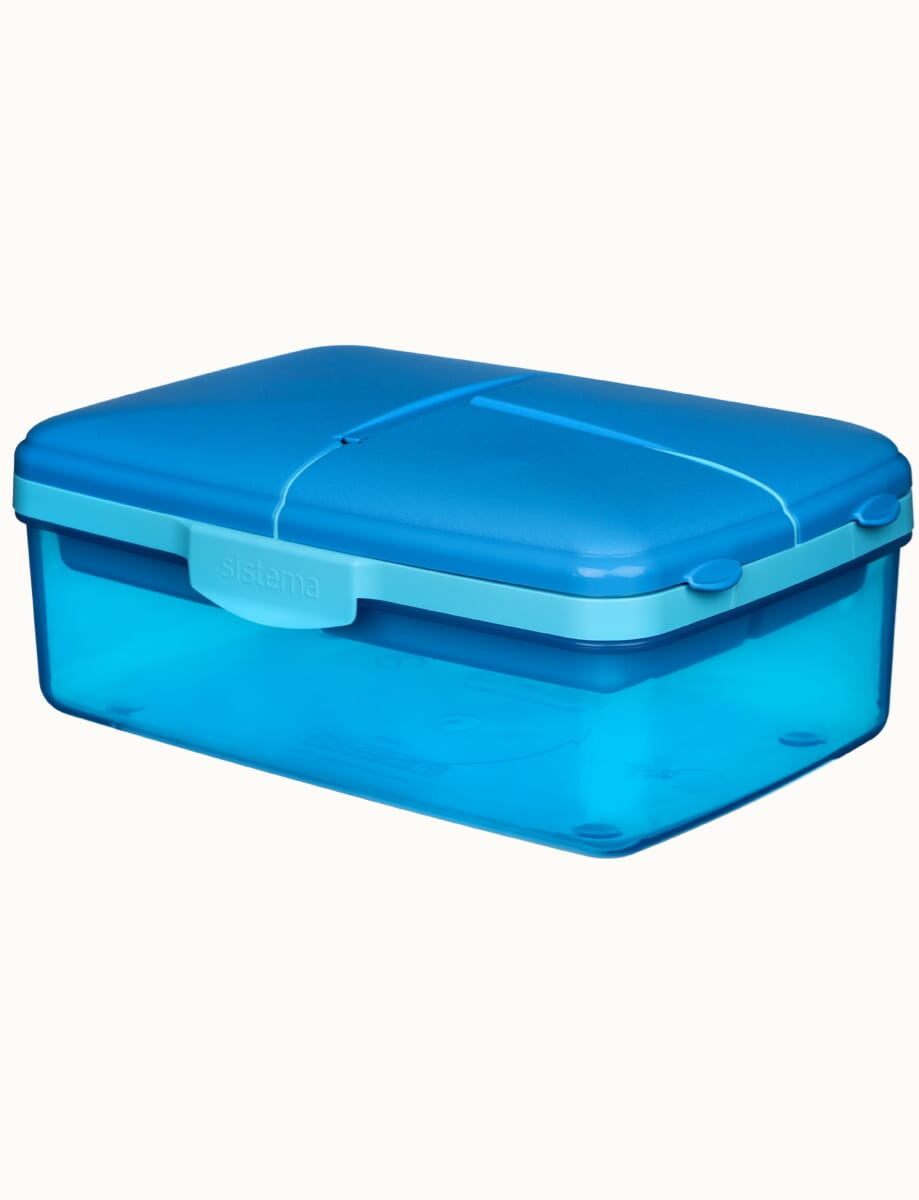 Slimline Quaddie Lunch Box 1,5 L Blue - Sistema