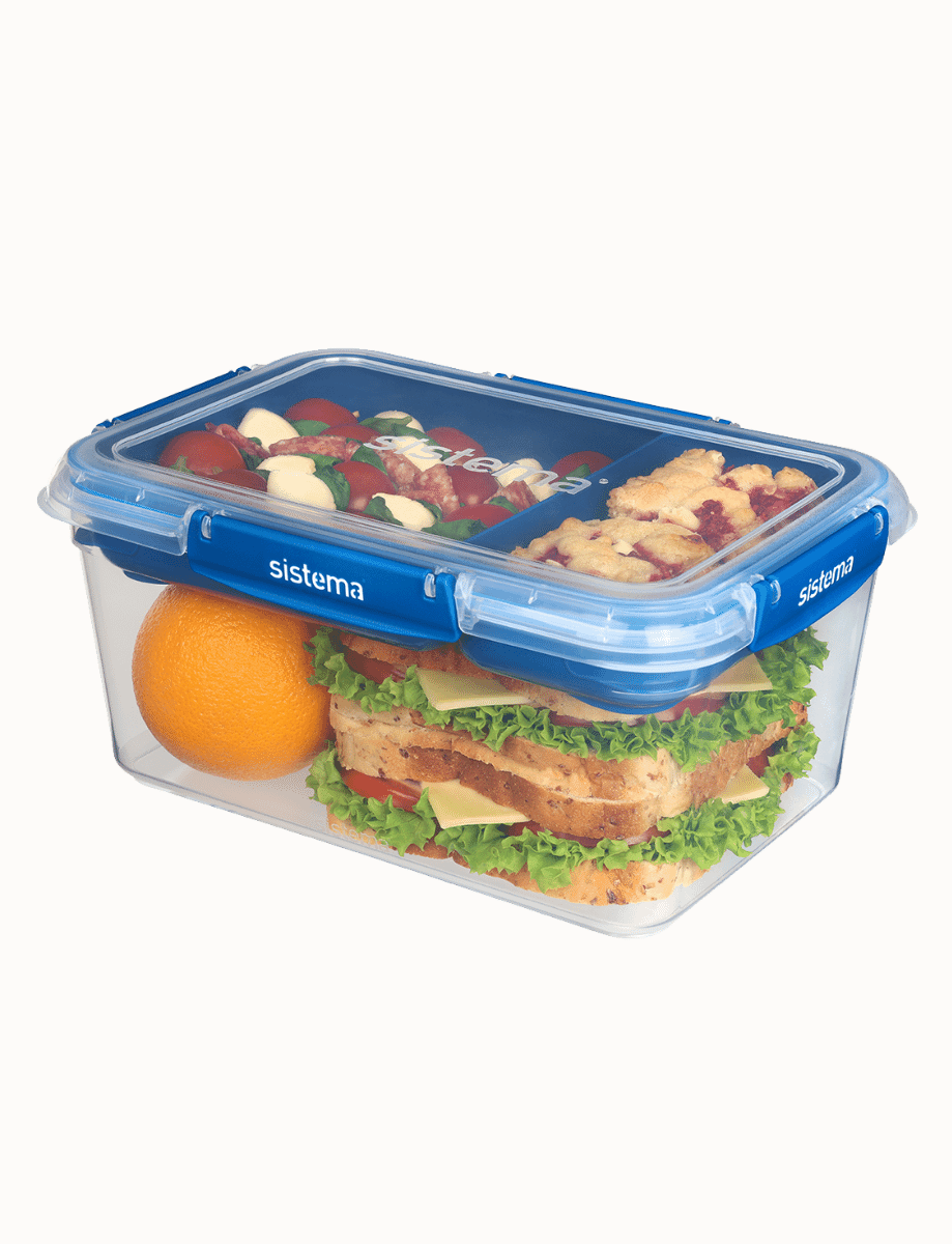 3.35L Rectangle Stax™ TO GO™-Ocean Blue