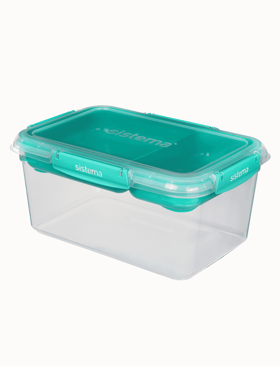 3.35L Rectangle Stax™ TO GO™-Minty Teal