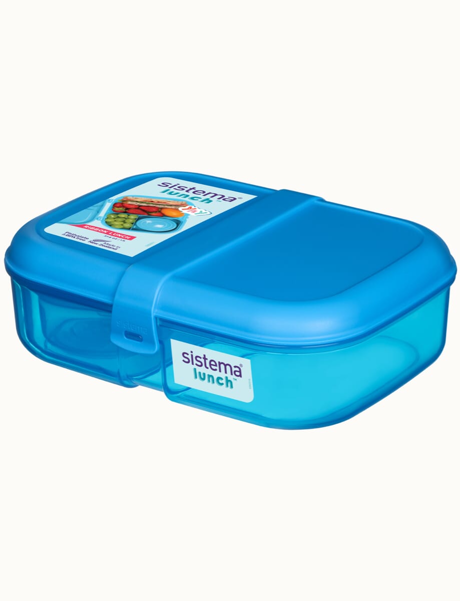 Slimline Quaddie Lunch Box 1,5 L Blue - Sistema